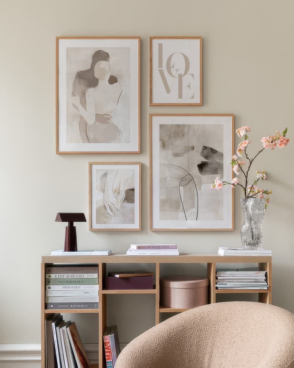 Beige Abstract Poster Pack