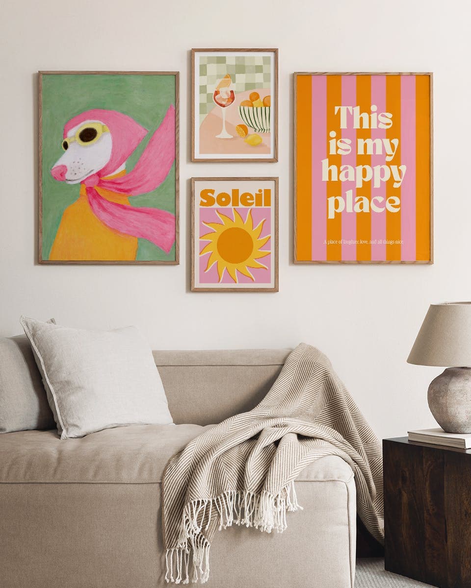 Смелый и яркий набор плакатов