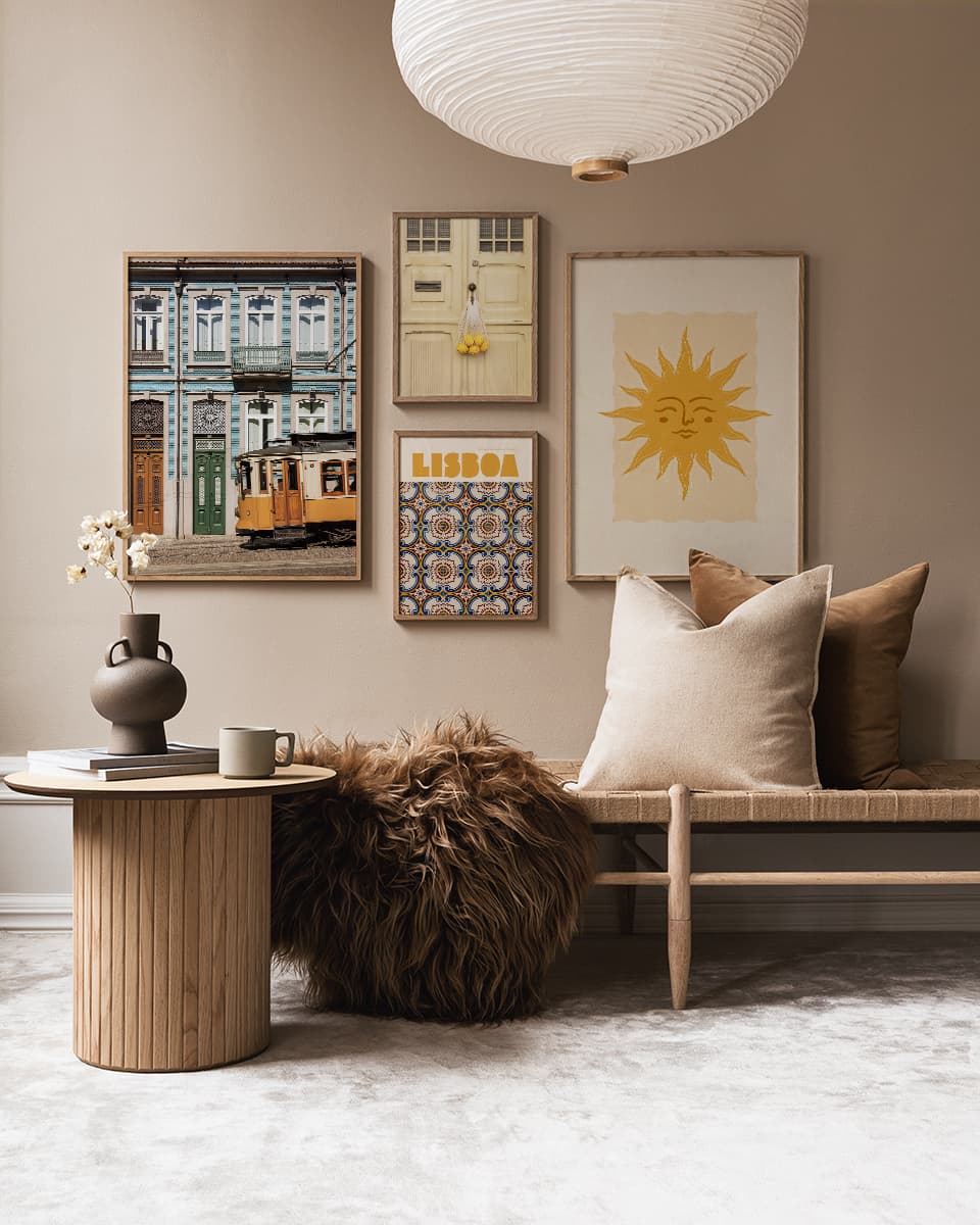 Набор плакатов «Золотая Лиссабон