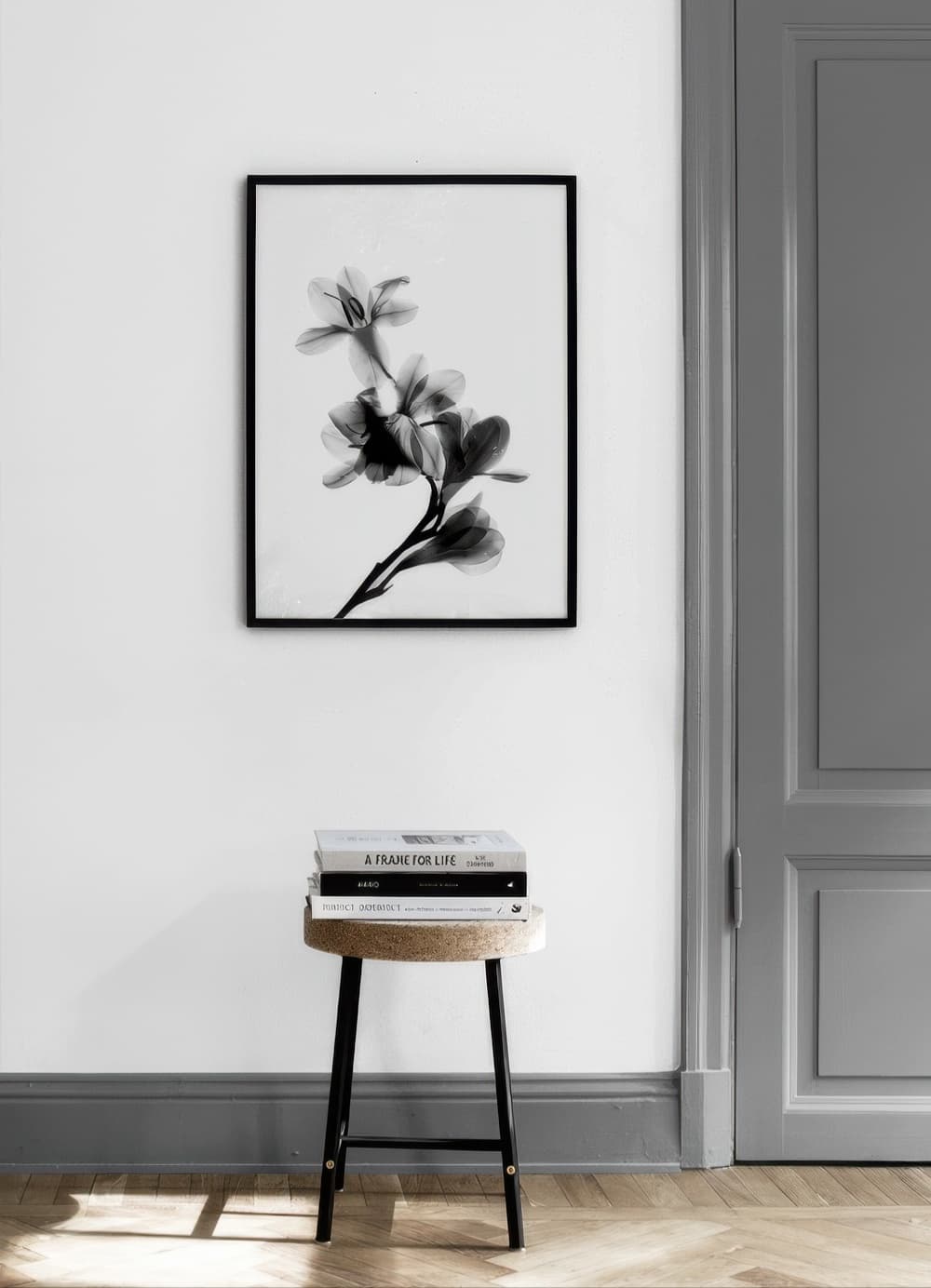 Scanned Flower Print