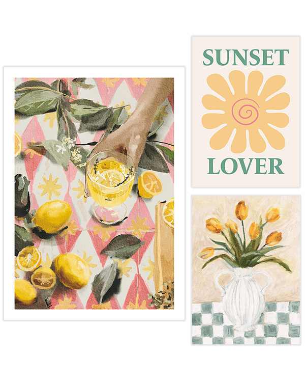 Набор плакатов «Солнечное трио