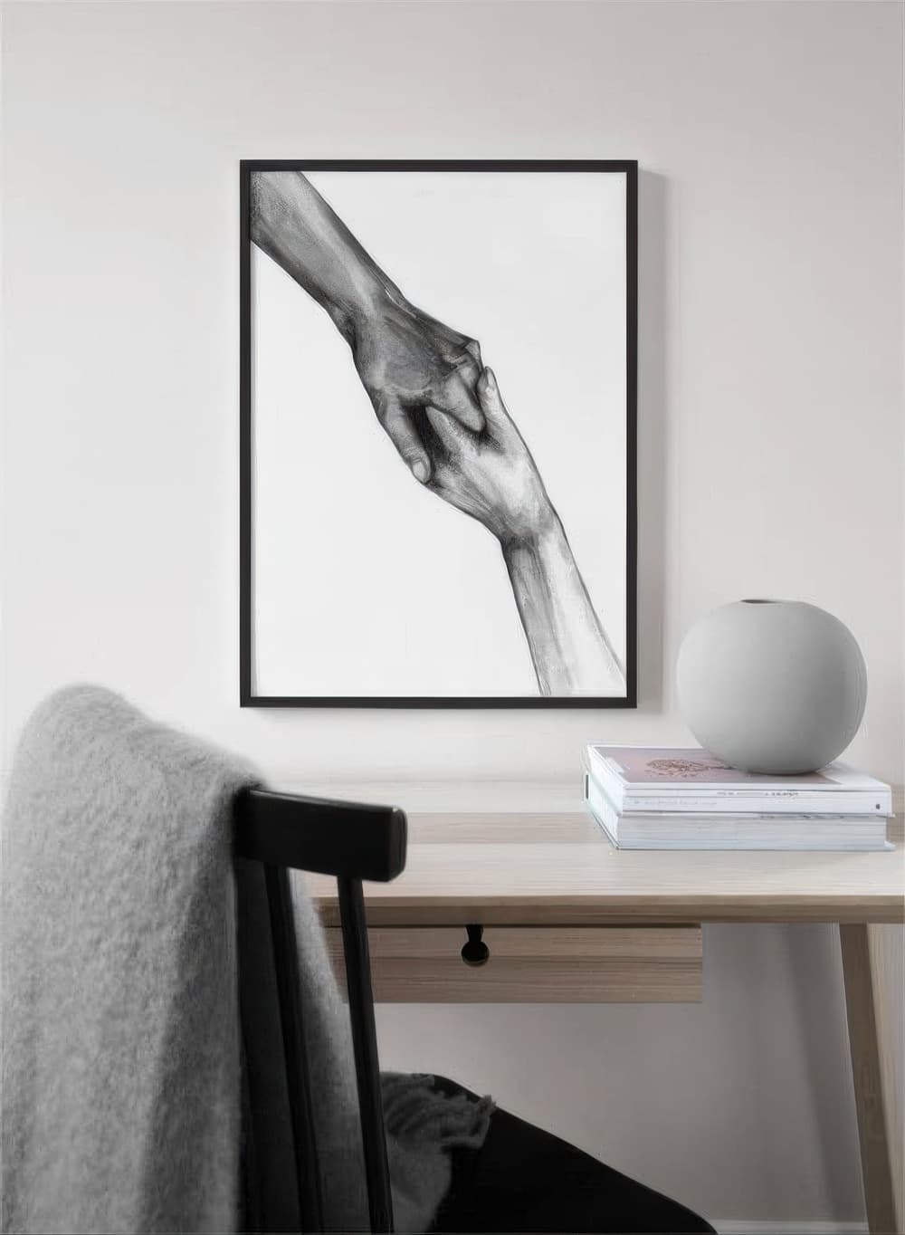 Watercolor Hands No2 Print