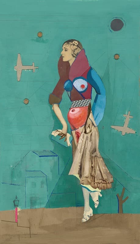 Женщина, два самолета, бомбы