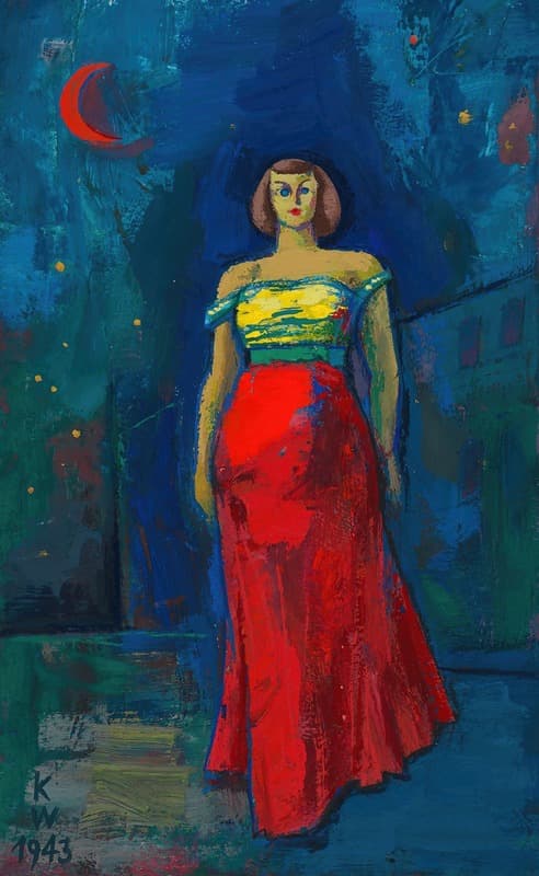 Без названия (Женщина в жёлто-красном платье)