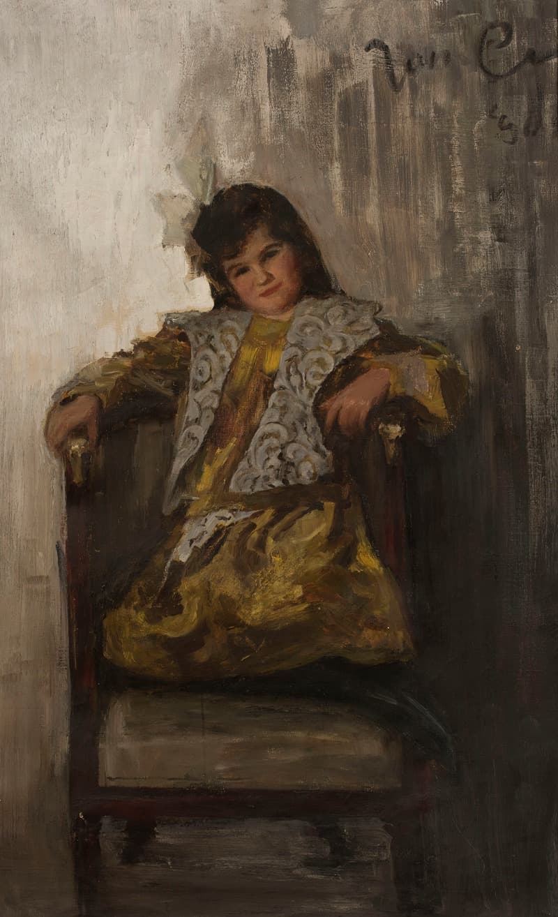 Портрет девушки, дочери миссис Сахар