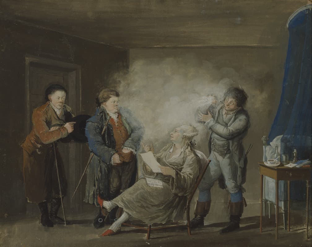 Пока парик припудривают