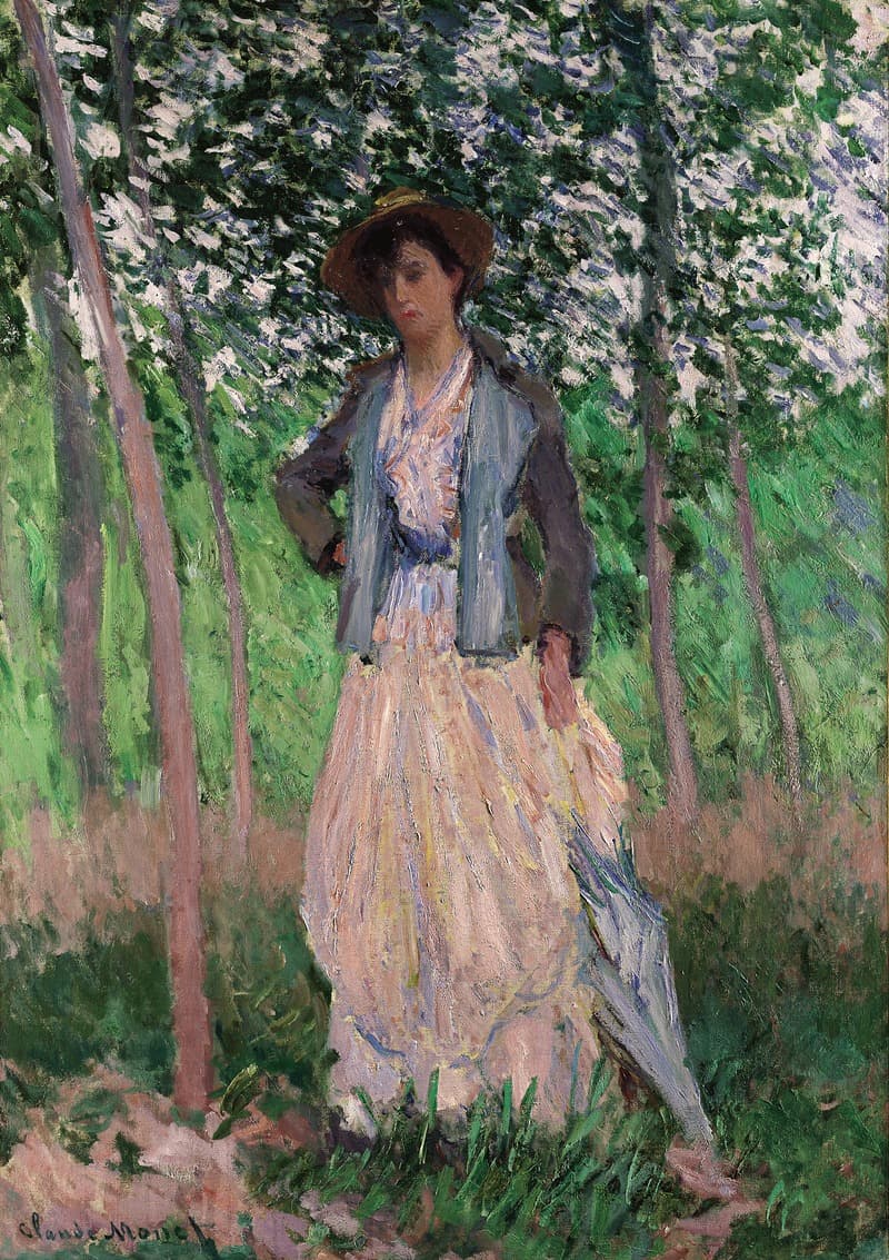 Прогулка (Сюзанна Хошеде, позже миссис Теодор Эрл Батлер, 1868–1899)