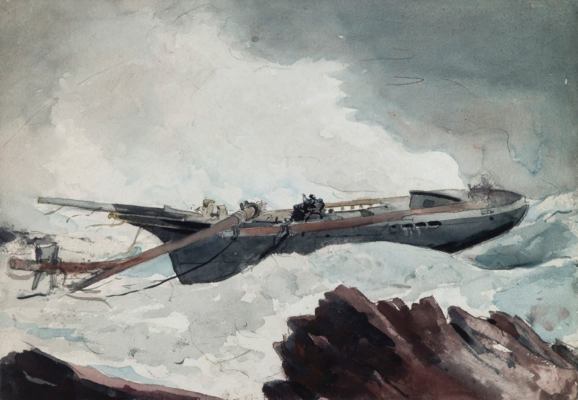 Разрушенный шкунер