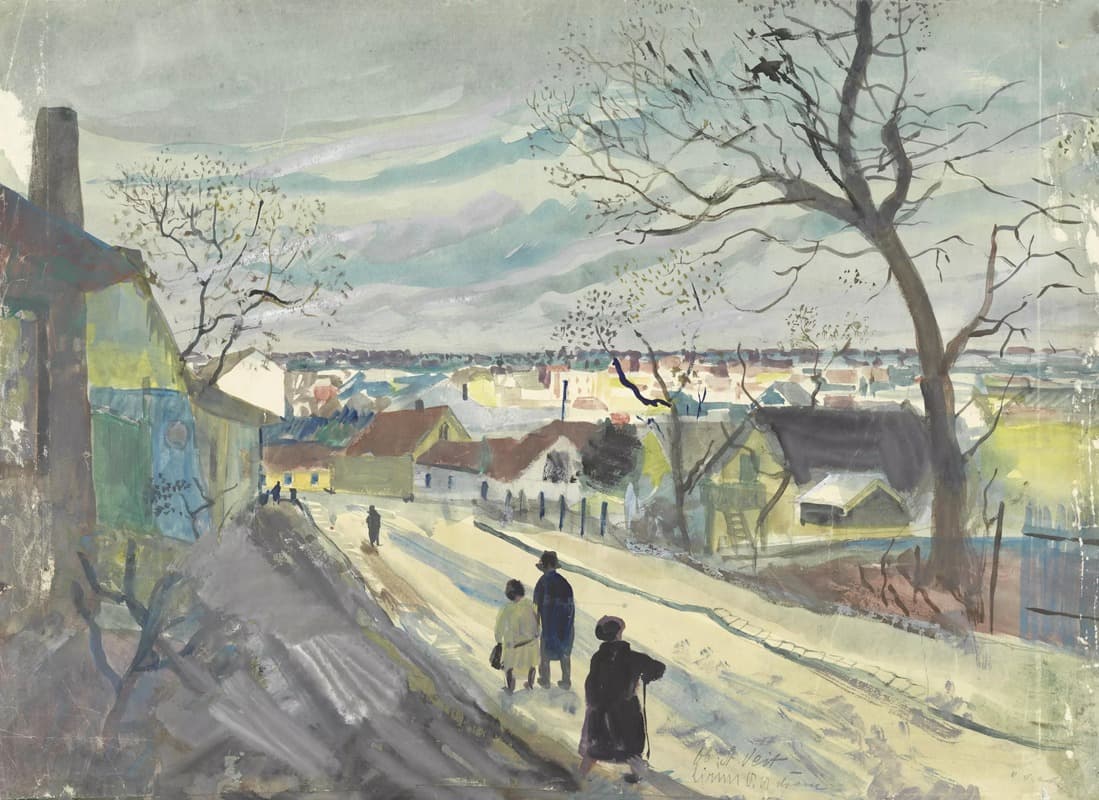 Обер-Сент-Вейт, Фирмянгассе с видом на Вену