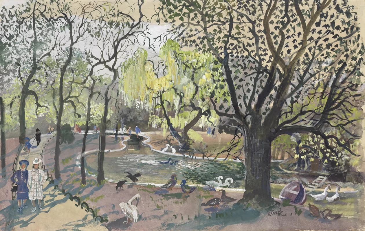 Городской парк весной