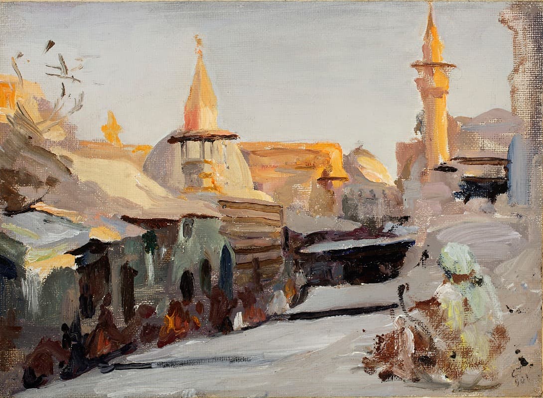 Улица в Дамаске. Из путешествия в Палестину