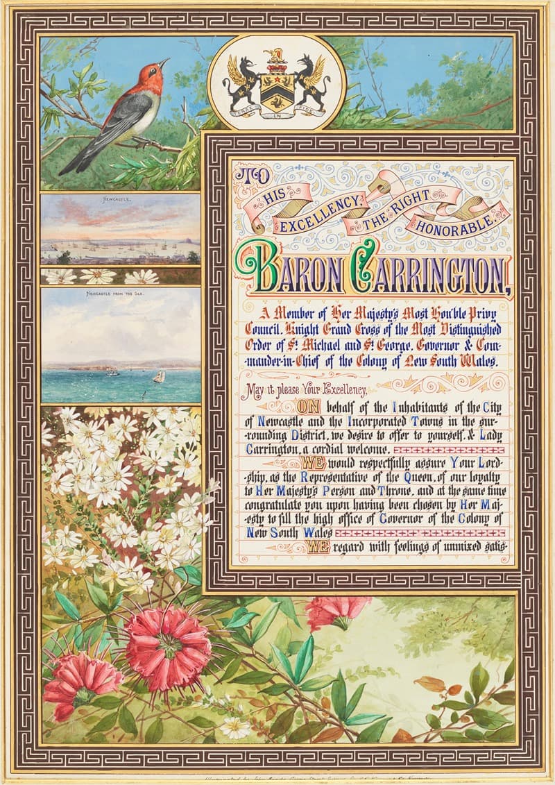 Обращения, представленные лорду Каррингтону, губернатору Нового Южного Уэльса, Пл.12