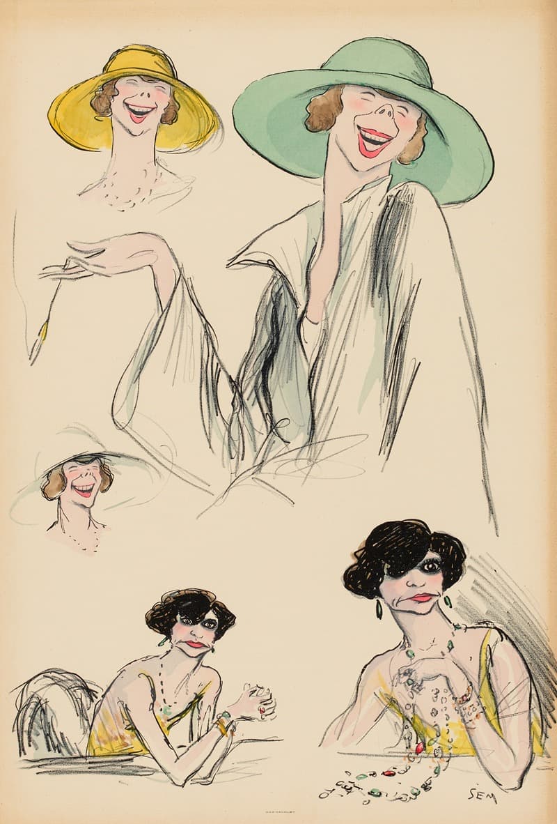 Эскиз двух женщин