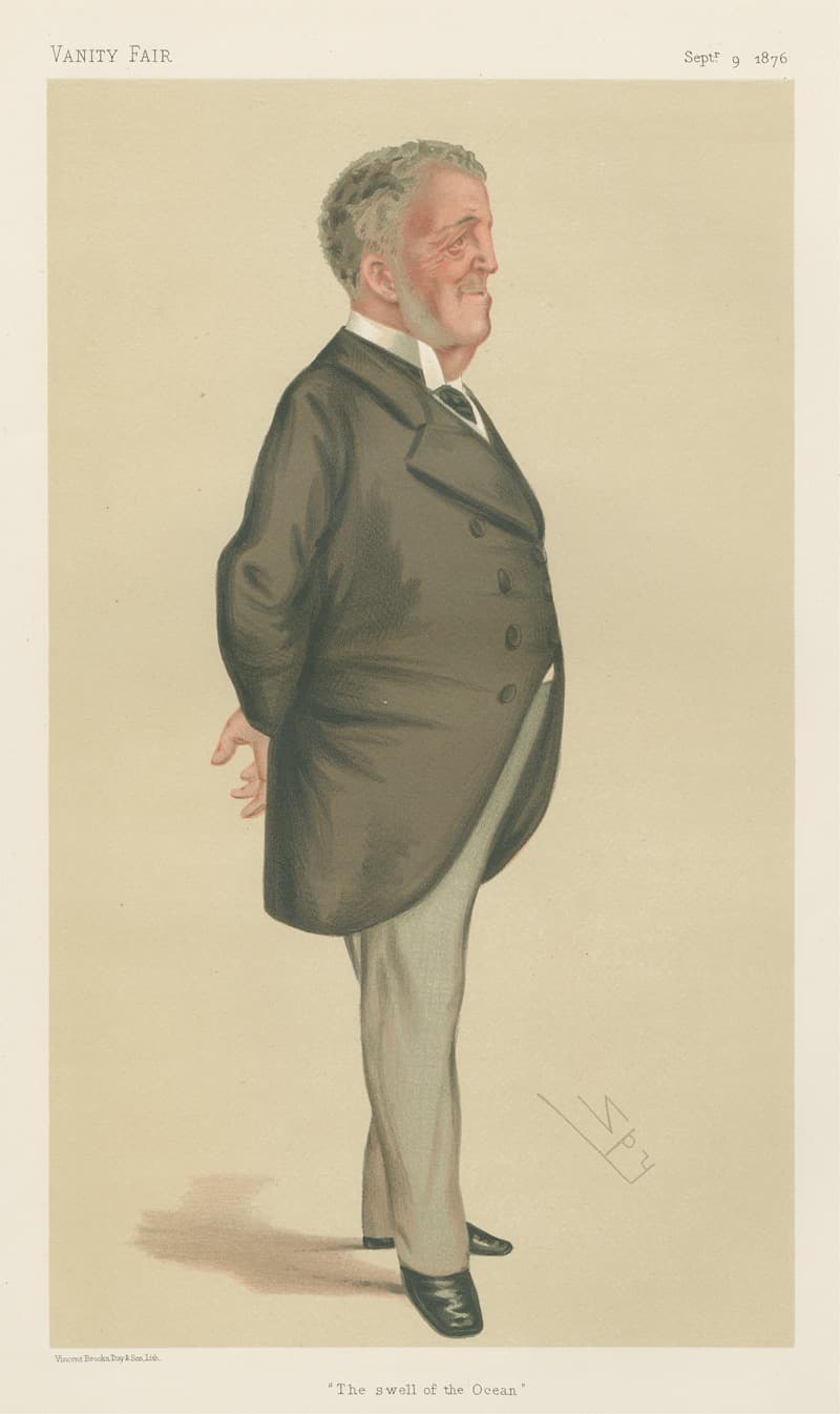 Военные и военно-морские; 'Волна океана', адмирал Фредерик Бошамп Паджет-Сеймур, 9 сентября 1876
