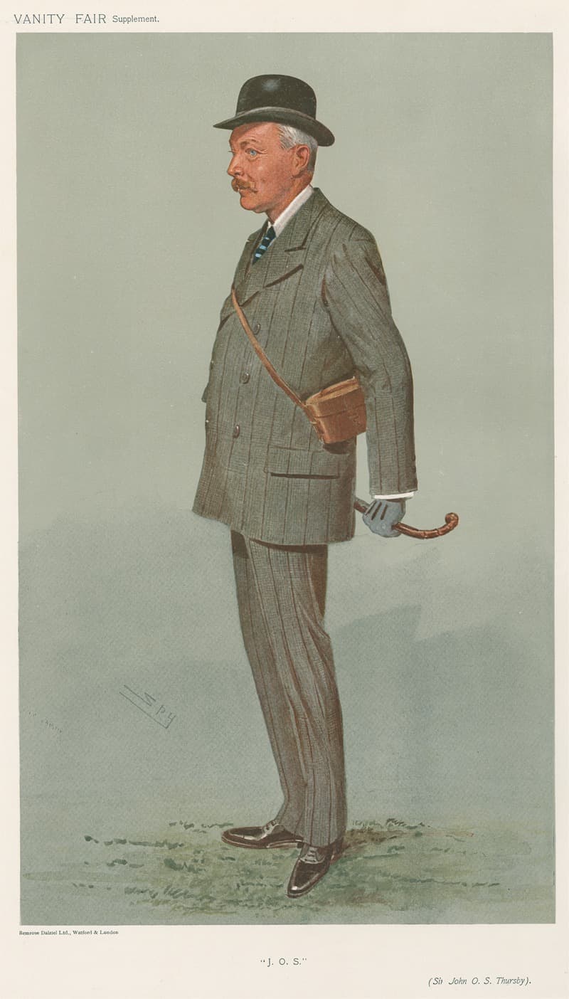 Поклонники Turf; 'J.O.S.', сэр Джон Омерод Скарлет Тёрсби, 28 августа 1907 года