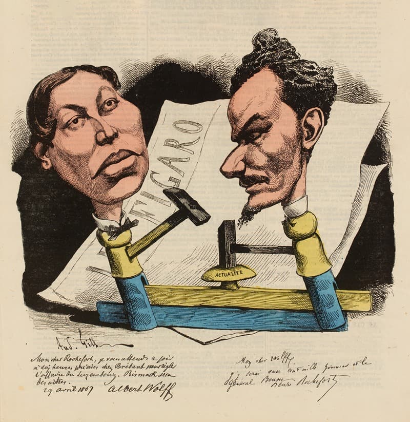 Альберт Вольф и Анри Рошфор