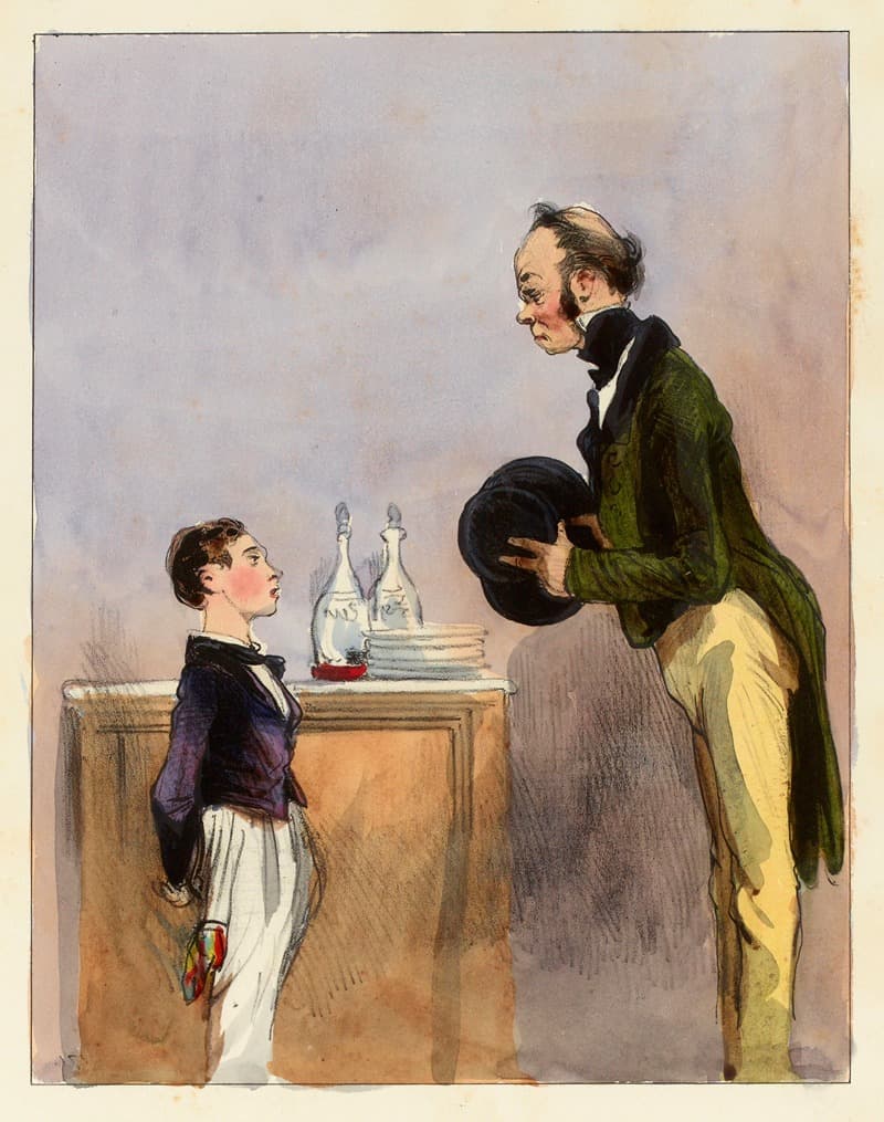 Это вы, кто великий сухарь, который всегда приходит на ужин. Месье, папы нет