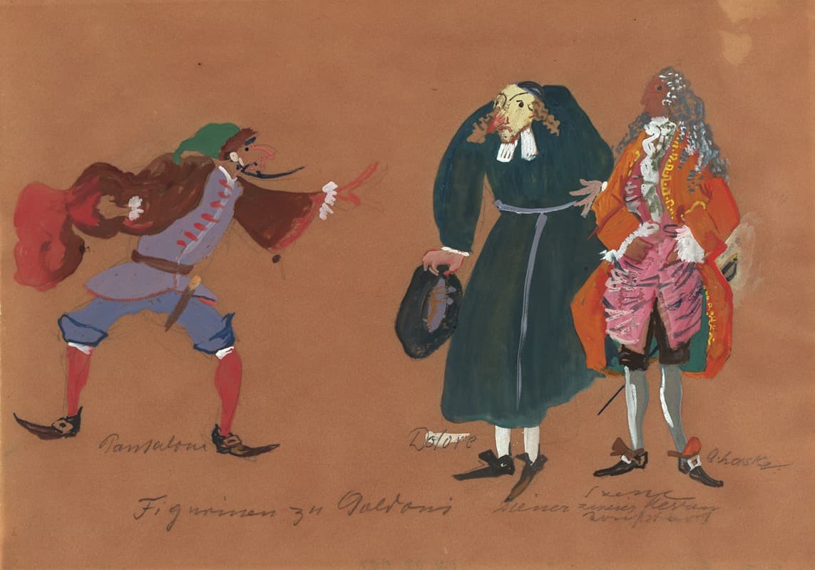 Фигурки к 'Слуге двух господ' Голдони