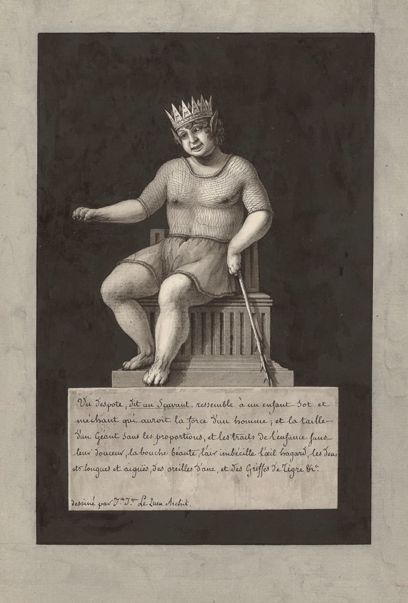 Деспот, говорит ученый, похож на глупого и злого ребенка, который обладает силой человека и ростом гиганта