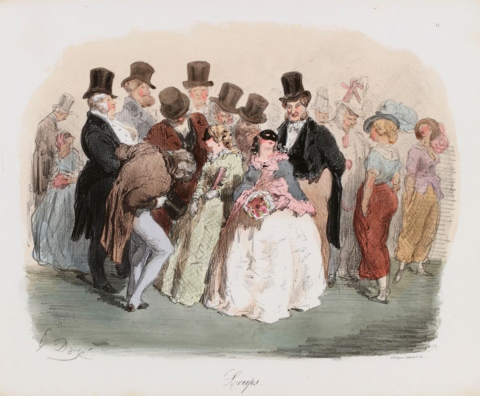 La ménagerie parisienne (Premier tirage) Pl.12