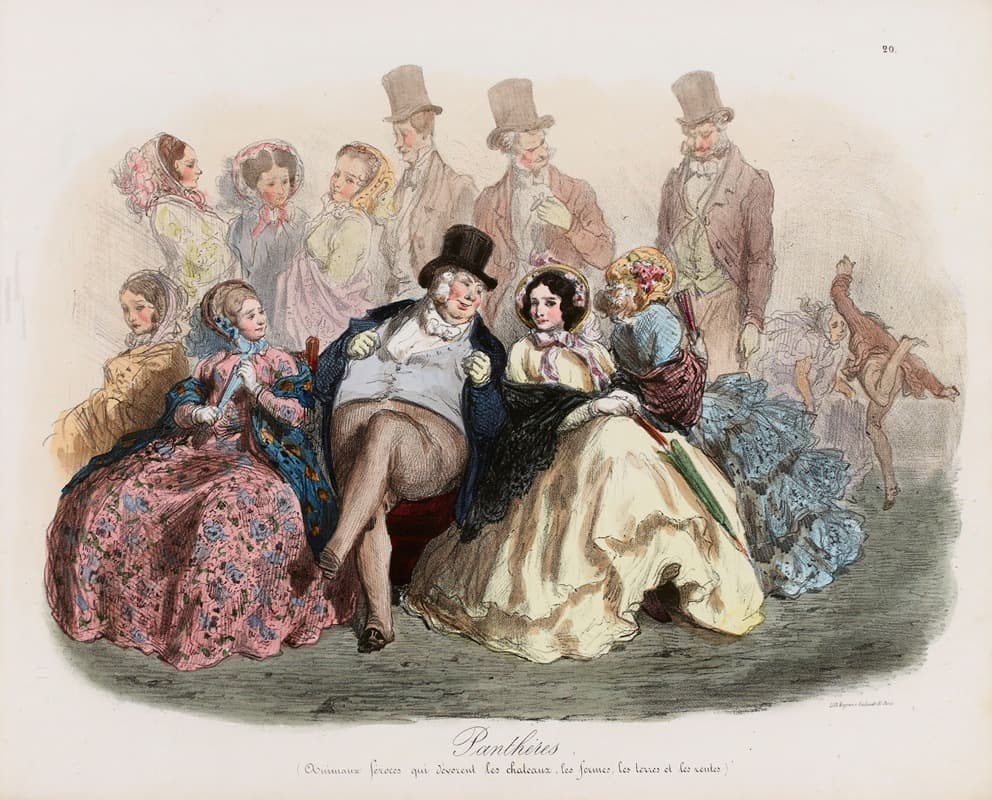 La ménagerie parisienne (Premier tirage) Pl.21