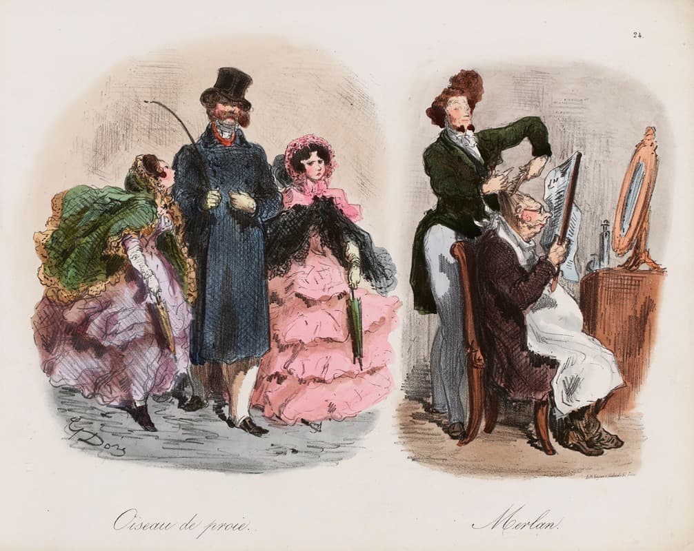 La ménagerie parisienne (Premier tirage) Pl.25