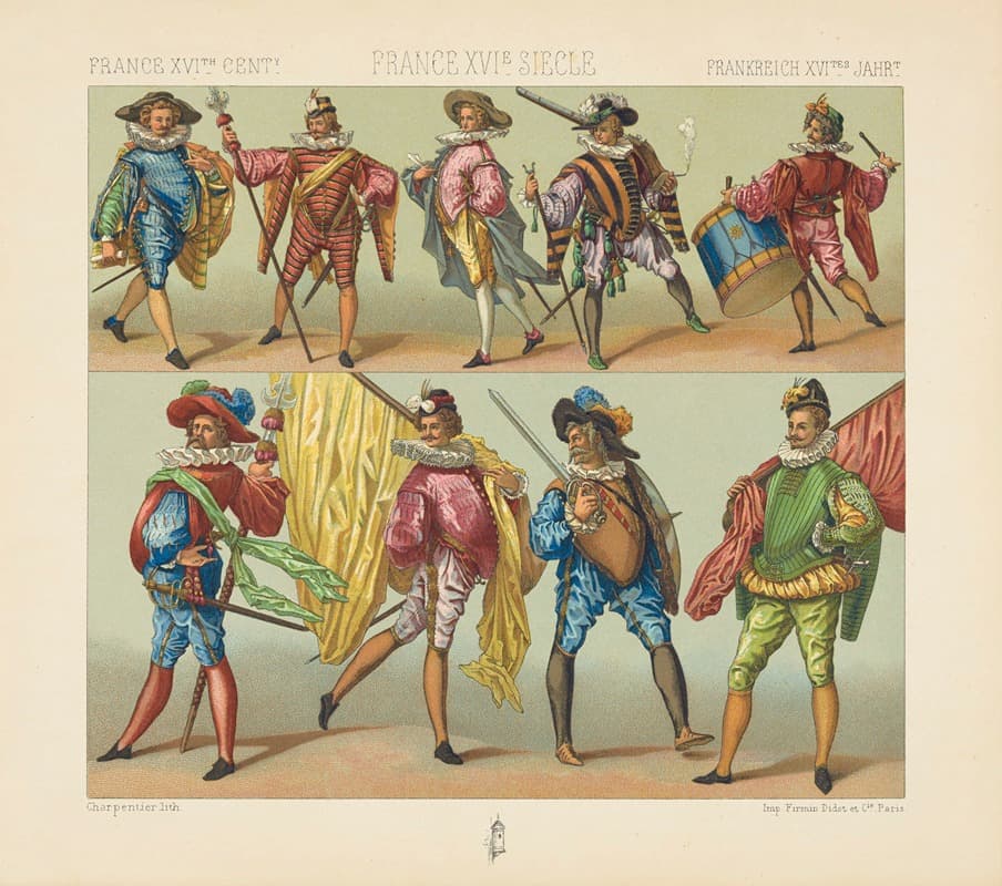Костюмы пехоты при Генрихе III