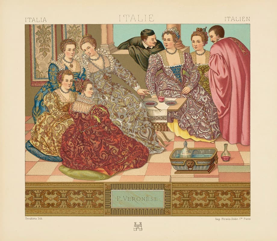 Венецианские костюмы второй половины XVI века