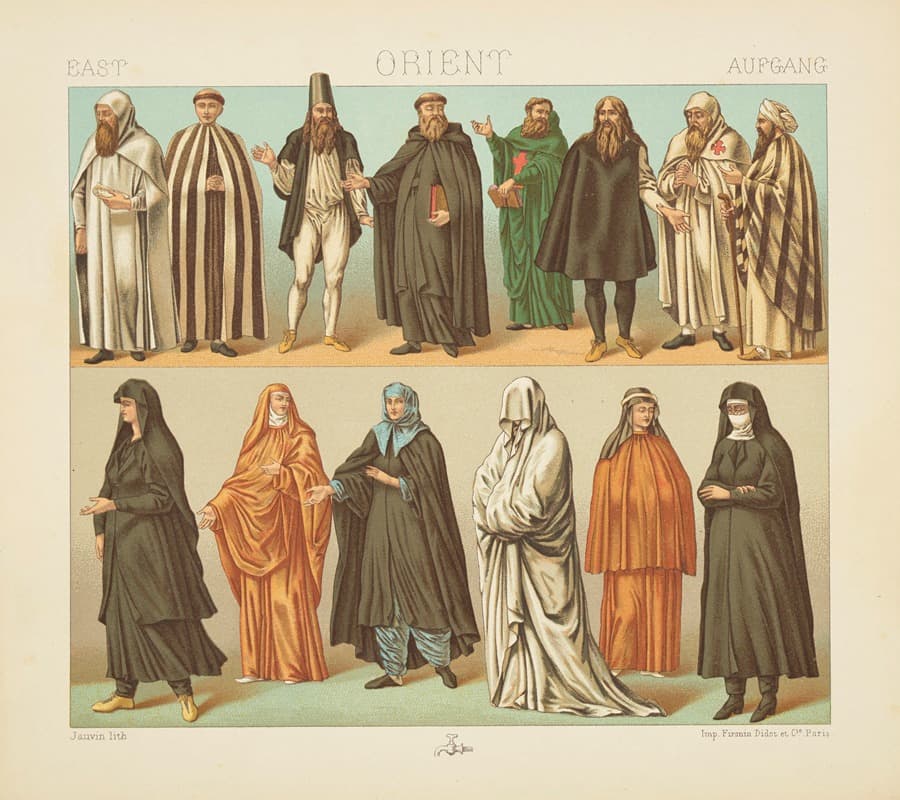 Монахи и христианские религиозные деятели древней институции