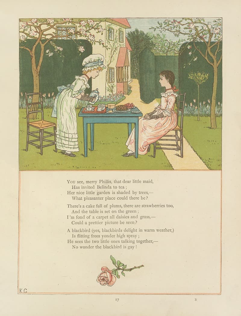 Под окном; картинки и рифмы для детей Пл.18