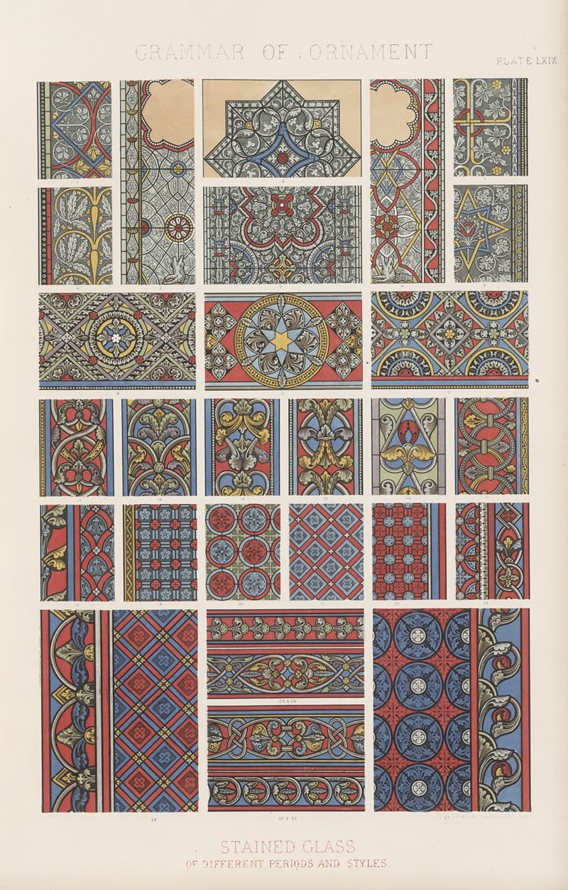 Витражи разных периодов и стилей