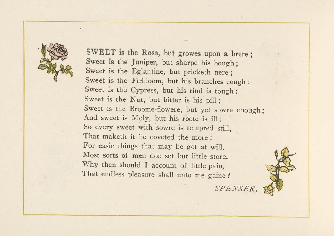 Сладка роза, но растет на тернии...