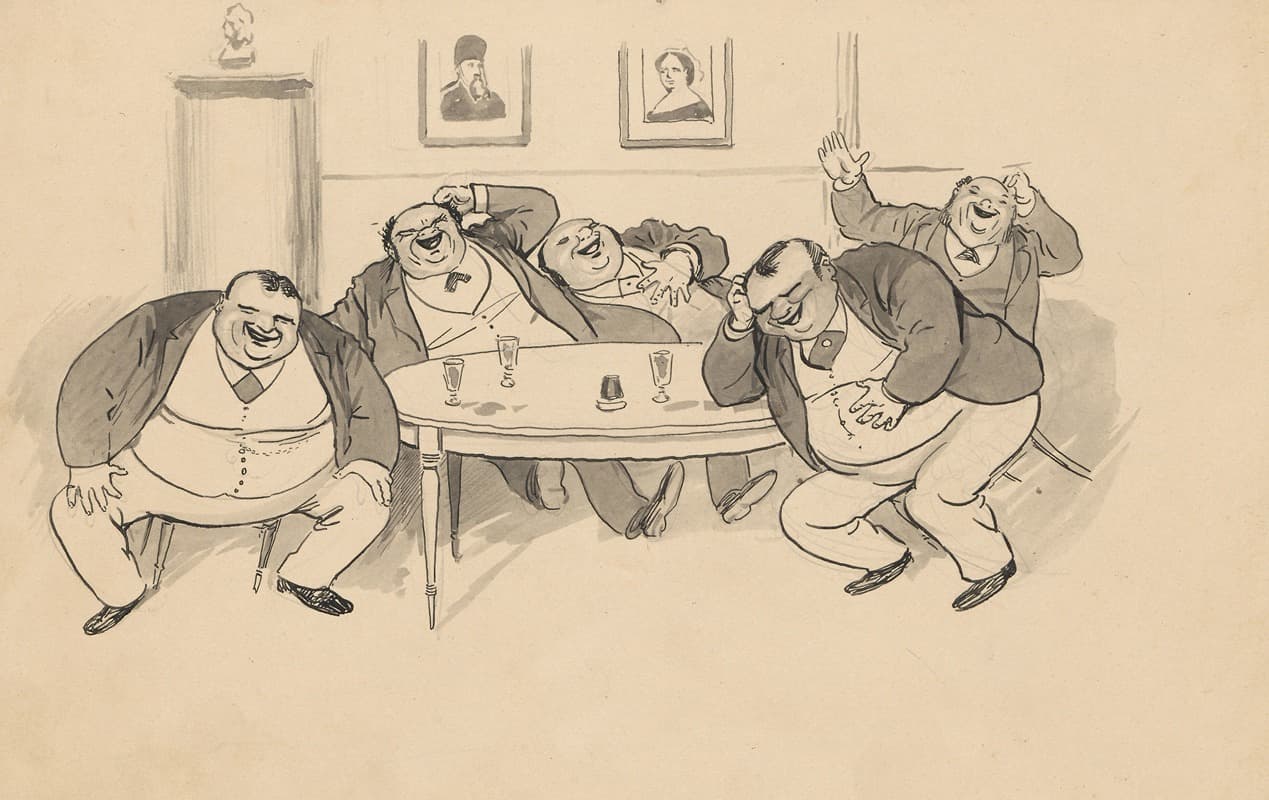 Мужчины за столом