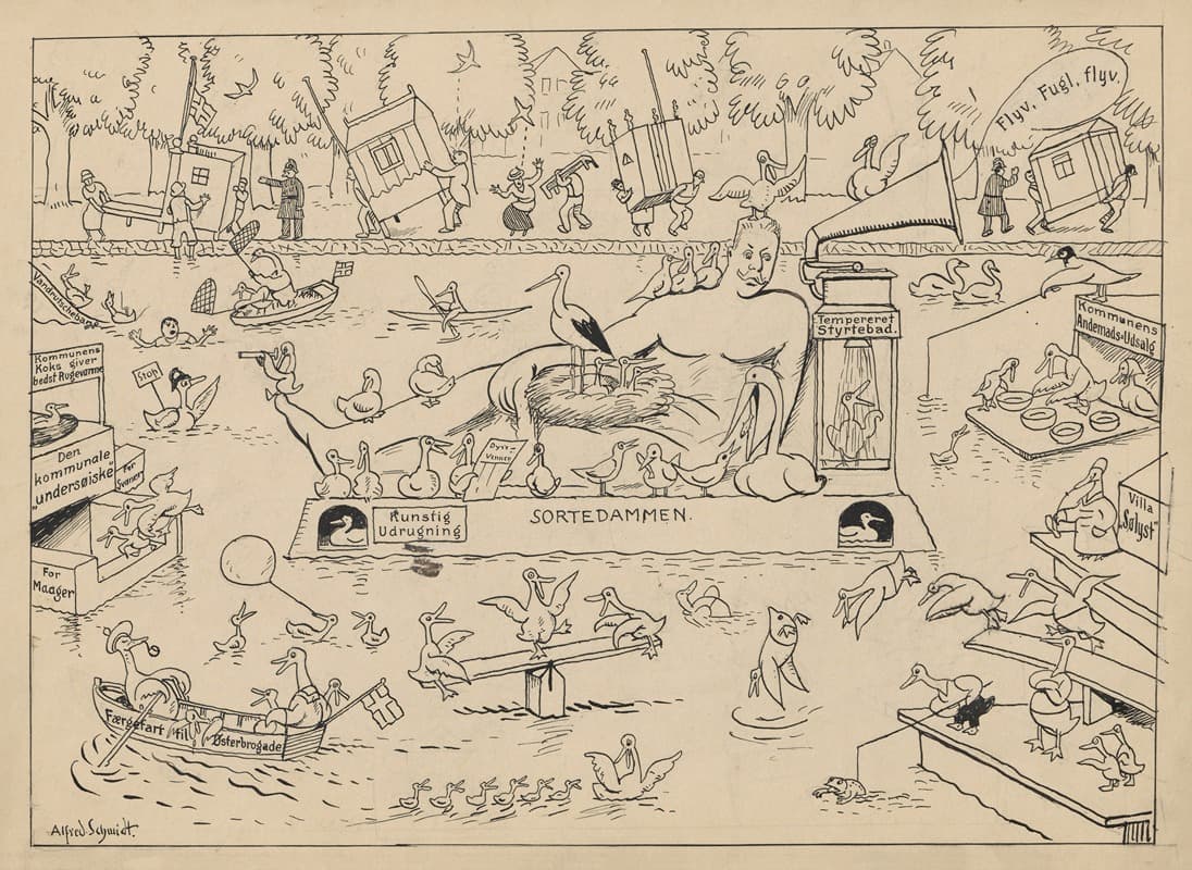 Озера только для 'пернатых'!