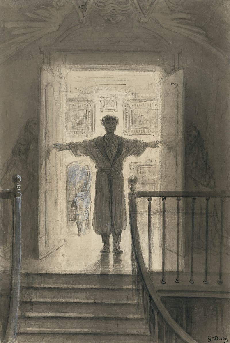 ..here I opened wide the door; Darkness there and nothing more…