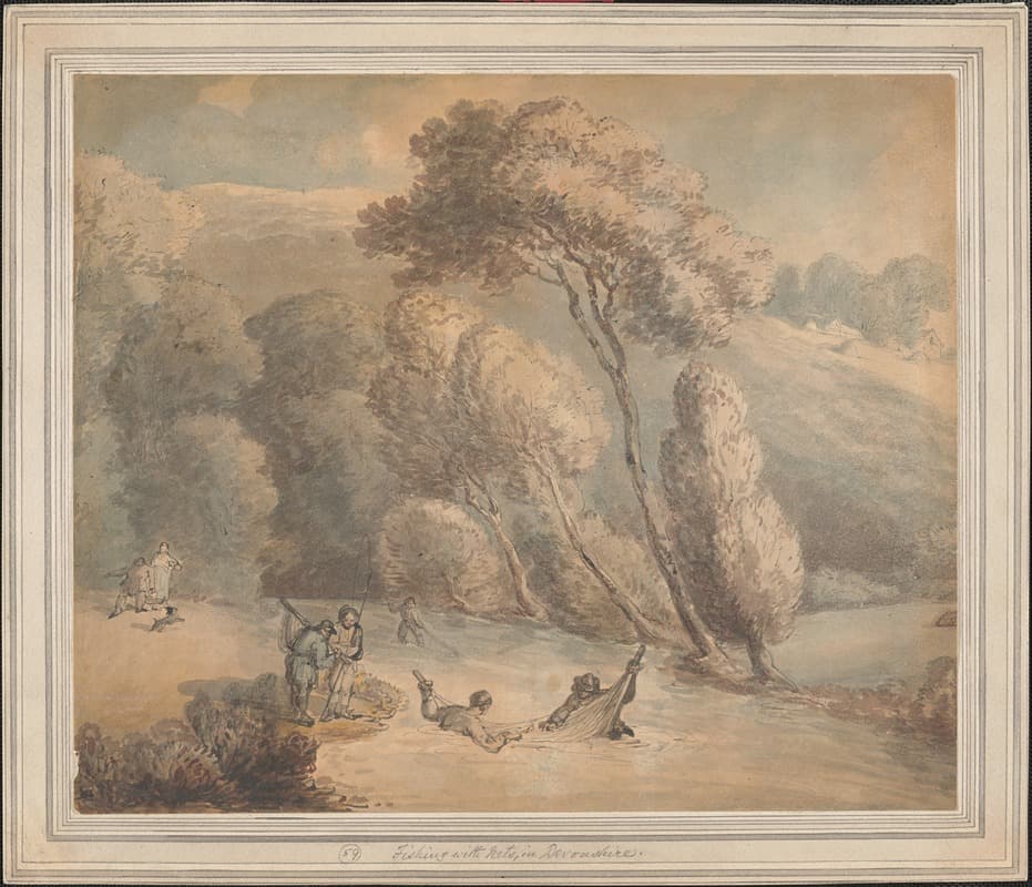 Рыбалка с сетями в Девоншире