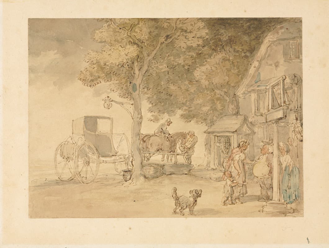 Поение лошадей