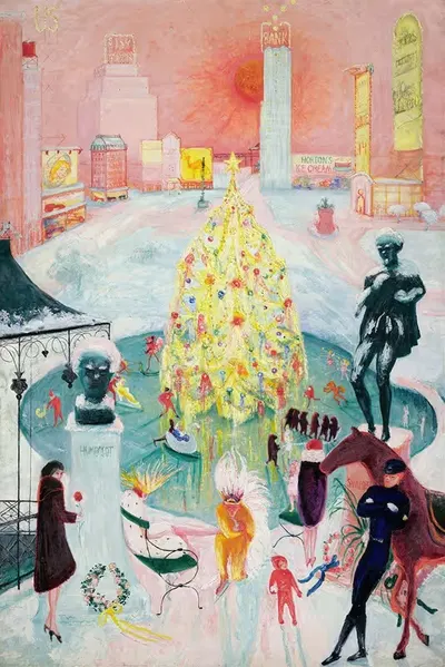 Christmas by Florine Stettheimer — digital art print download