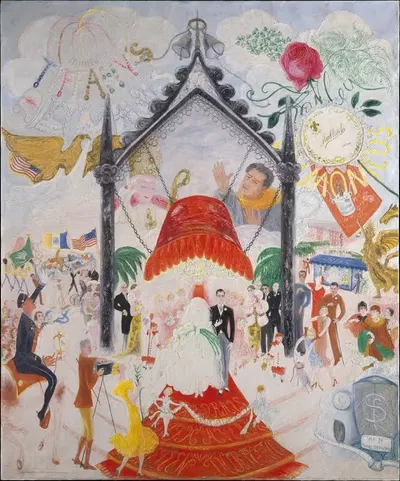 The Cathedrals of Fifth Avenue by Florine Stettheimer, 1931 — digital art print download