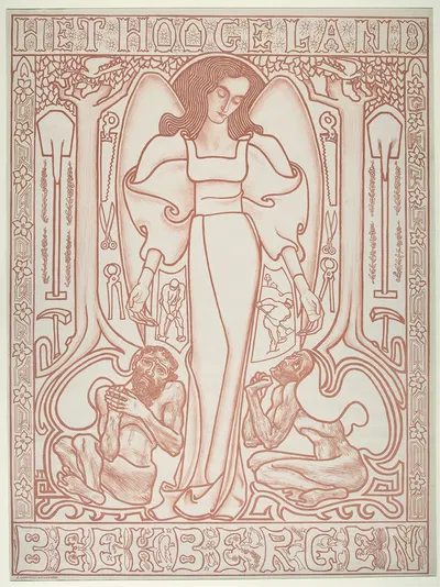 Het Hooge Land, Beekbergen by Jan Toorop, 1896 — digital art print download