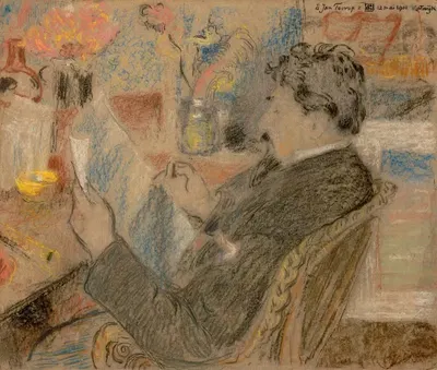Portrait of Jan Toorop by Georges Lemmen, 1901 — digital art print download