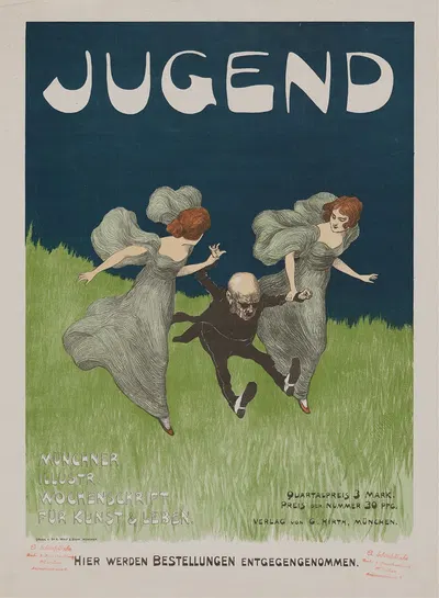 Youth by Людвиг фон Цумбуш, 1896 — digital art print download