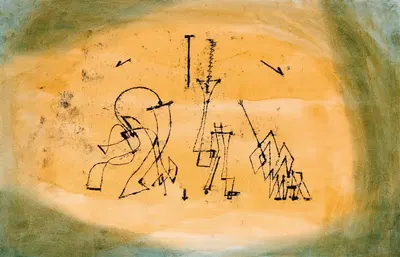 Abstract Trio by Paul Klee, 1923 — digital art print download