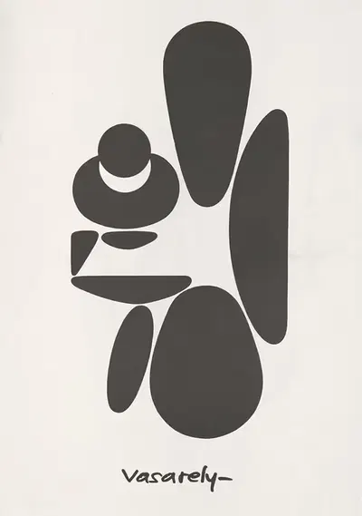 Vasarely by Victor Vasarely, 1964 — digital art print download