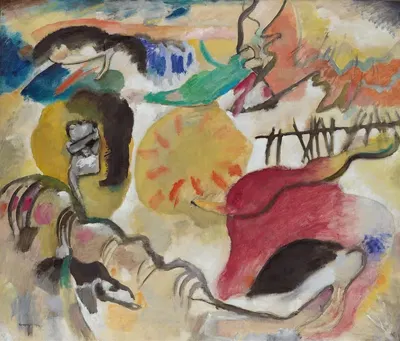 Improvisation 27 (Garden of Love II) by Wassily Kandinsky, 1912 — digital art print download