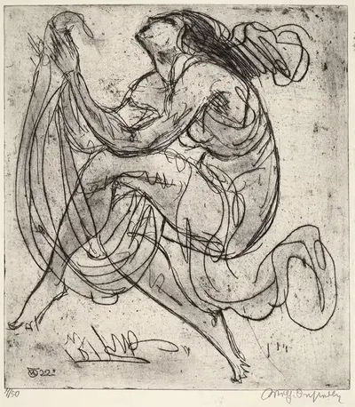 Танец by Вильгельм Эстерле, 1922 — digital art print download