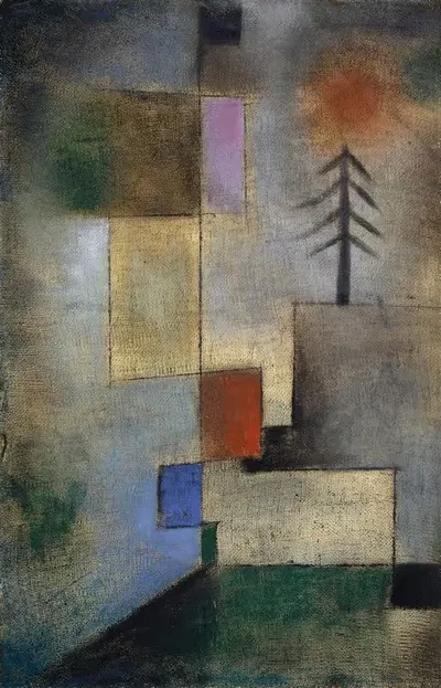 Small Picture of Fir Trees by Paul Klee, 1922 — digital art print download