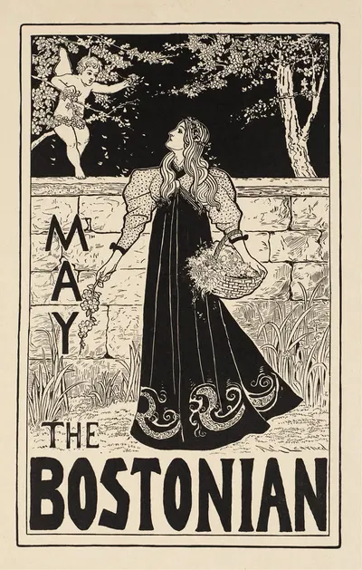 The bostonian, May by Arthur Garfield Learned — digital art print download