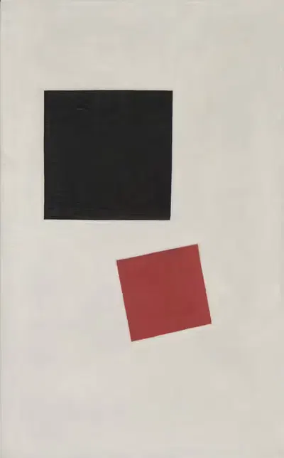 Black Square and Red Square by Kazimir Malevich, 1915 — digital art print download