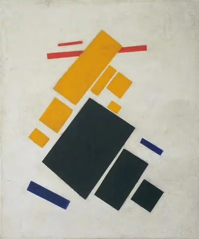 Suprematist Composition; Airplane Flying by Kazimir Malevich, 1915 — digital art print download